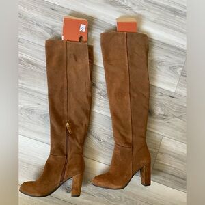 Nice boot!Franco Sarto,size 6 1/2,brown,worn once, good condition!